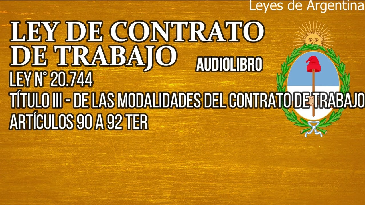 articulo 92 de la ley del trabajo