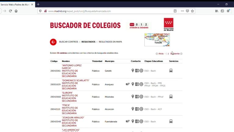 bachillerato de artes comunidad de madrid centros