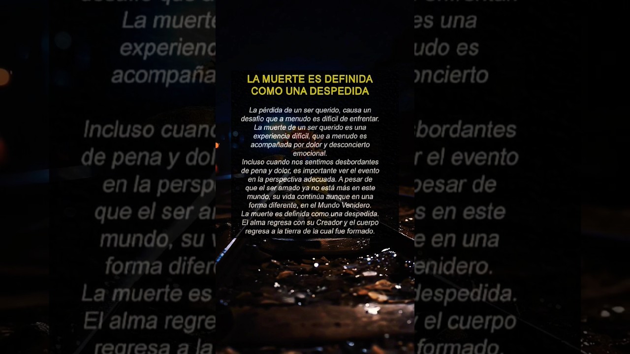 carta de despedida a alguien que murio