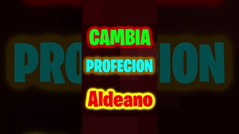 como cambiar de profesion a los aldeanos