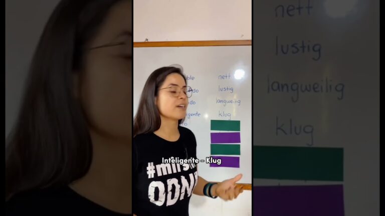 cómo describir a una persona en alemán