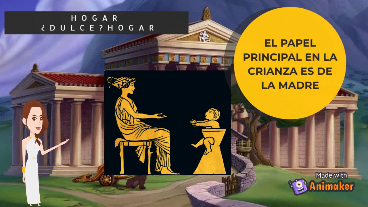 cómo eran las familias de la antigua grecia