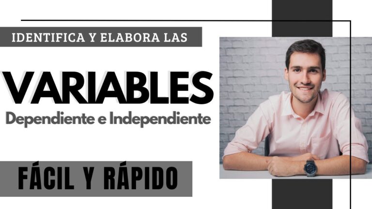 como sacar las variables de una investigacion