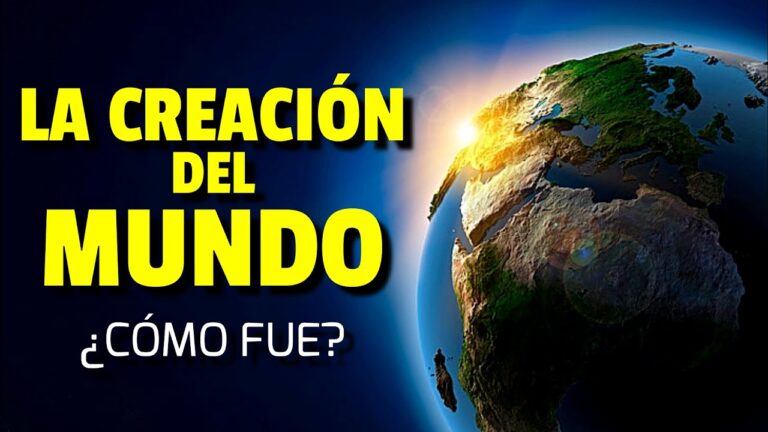 como se creo el mundo segun la biblia resumen