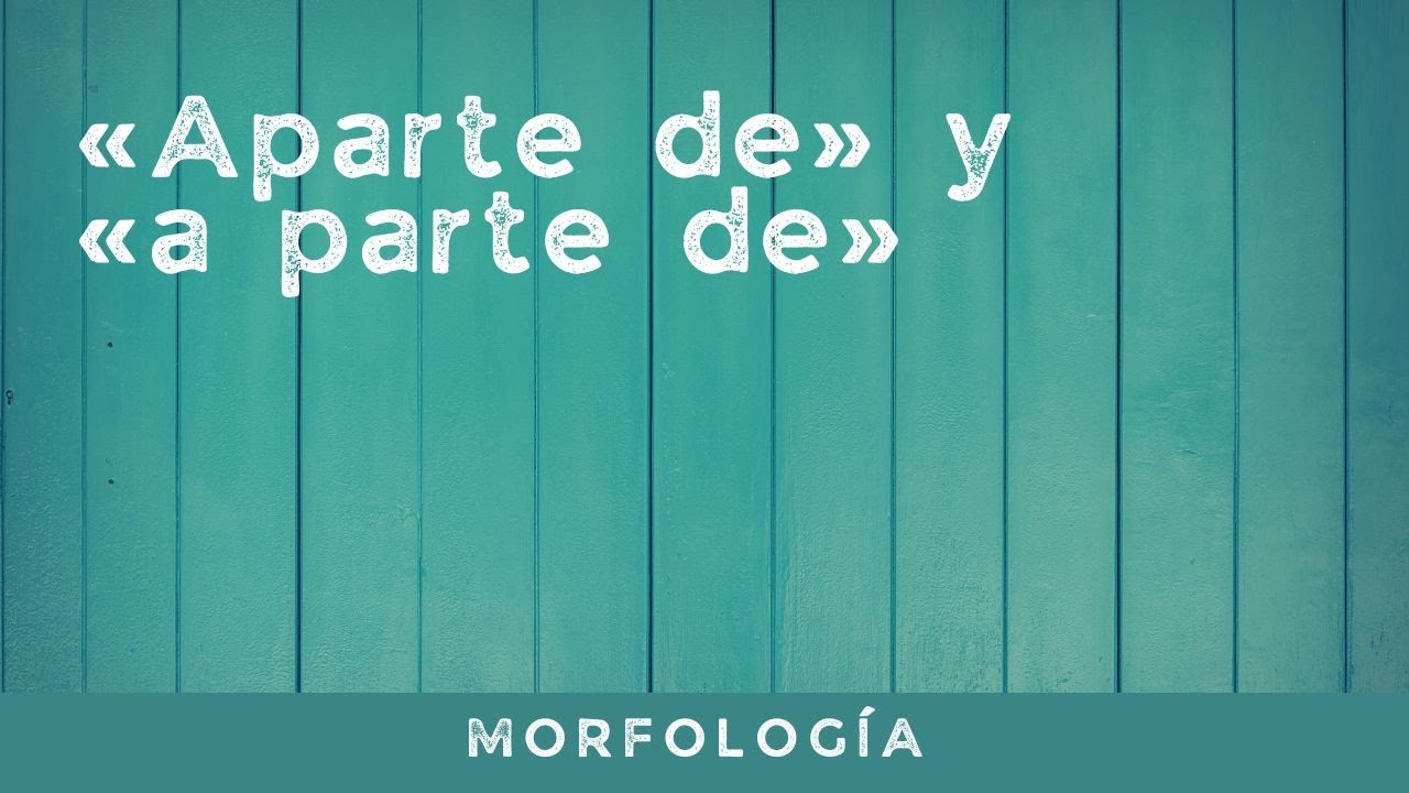 como se escribe de parte o departe