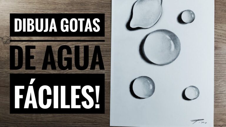 como se hace una gota de agua