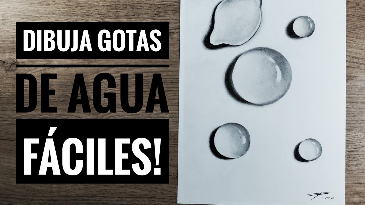 como se hace una gota de agua