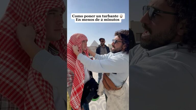 como se pone un turbante arabe de mujer