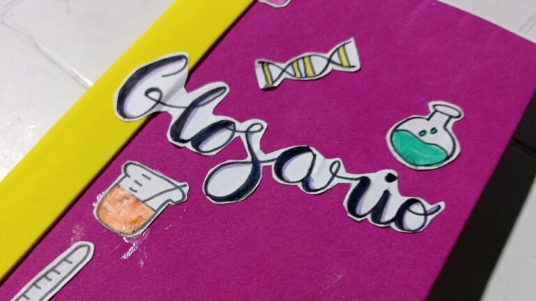 como se realiza un glosario de terminos