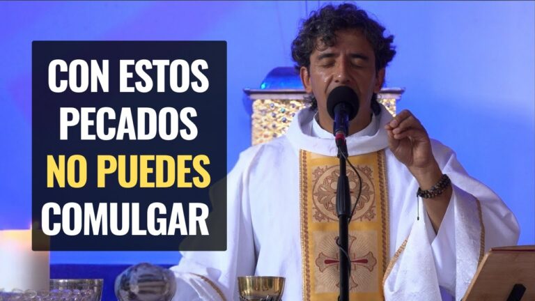 con que pecados no se puede comulgar