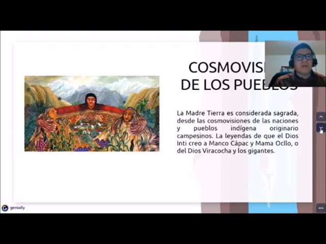 concepto de la madre tierra y el cosmos