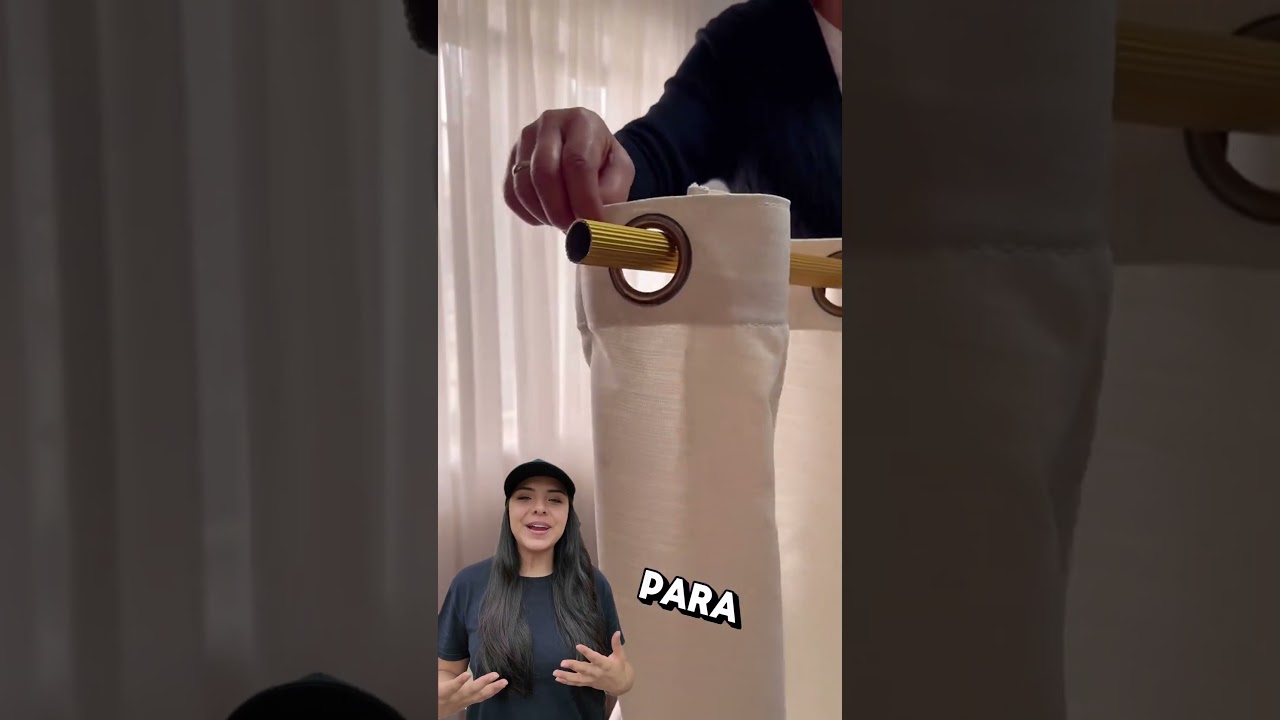 cortina fina que deja pasar la luz en un sentido