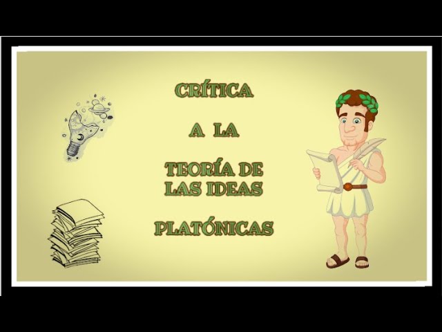 critica a la teoria de las ideas