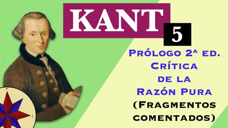 critica de la razon pura prologo segunda edicion comentario