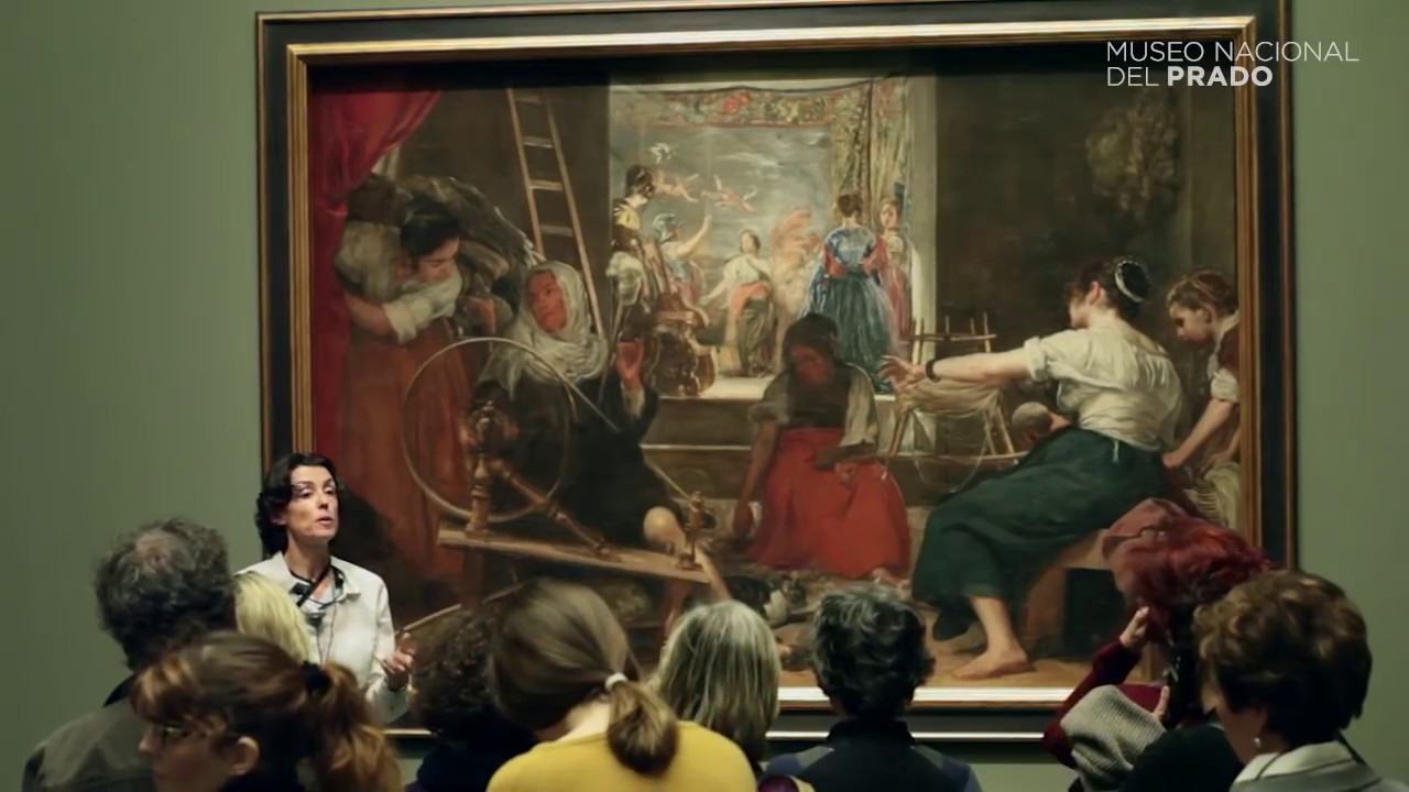 cuadro las hilanderas de velazquez para niños