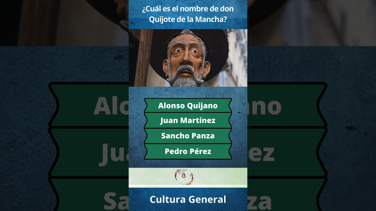 cual es el nombre de don quijote de la mancha