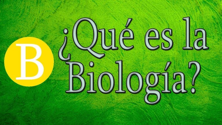 cual es el objeto de estudio de las ciencias biologicas