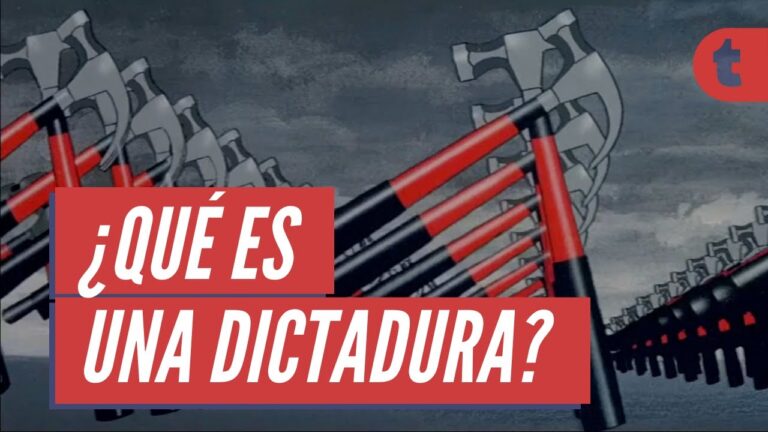 cuales son las caracteristicas de la dictadura