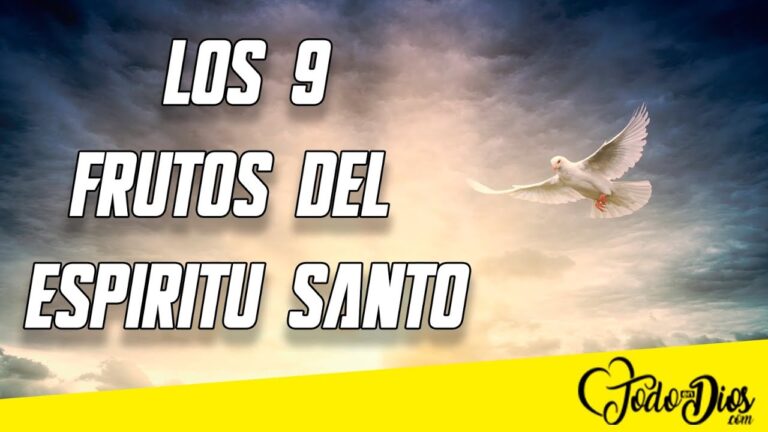 cuales son lo frutos del espiritu santo