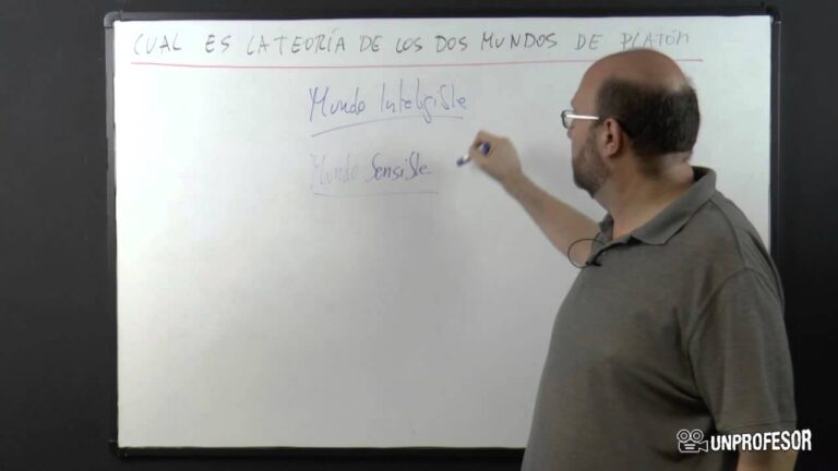 cuales son los dos mundos de platon