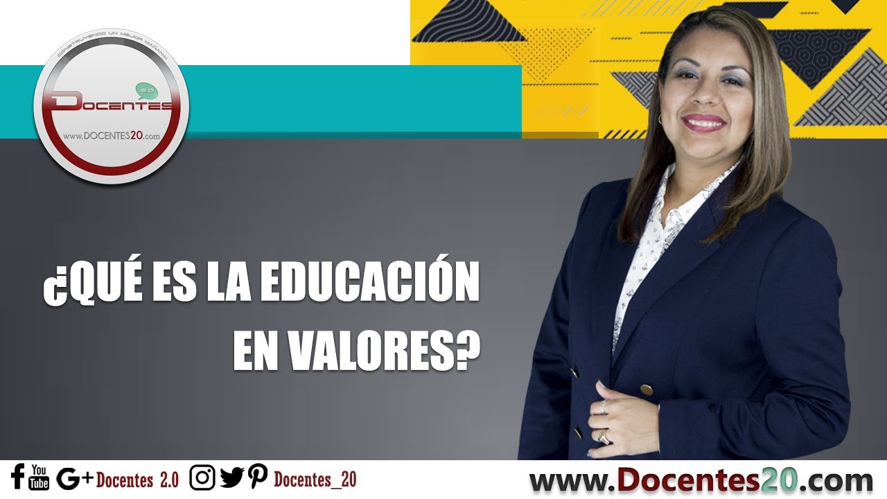 cuales son los valores en la educacion