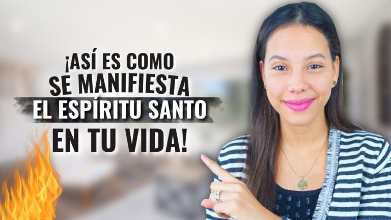 de que manera se manifiesta el espiritu santo