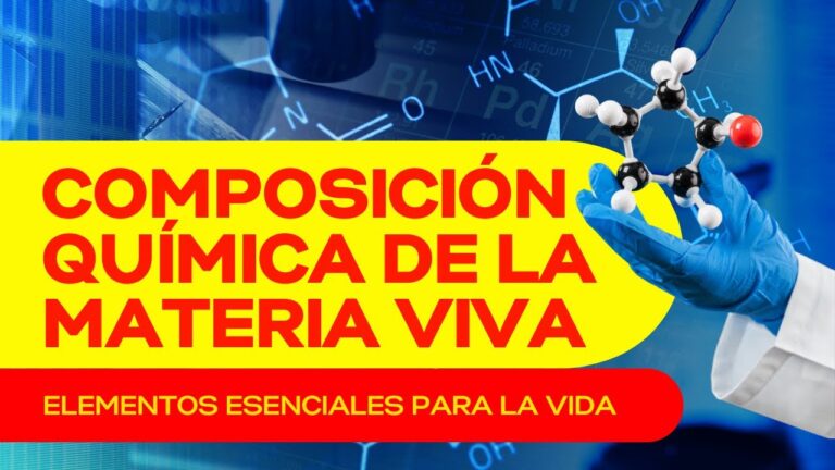 de que se compone la materia viva