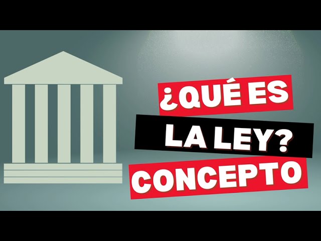 definicion de ley en sentido material y formal