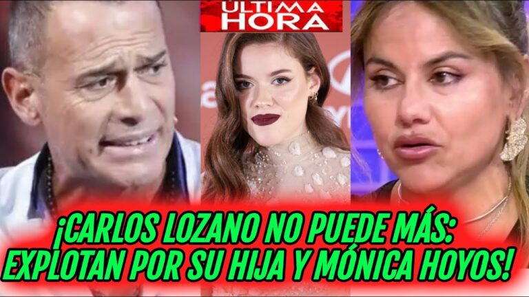 edad de la hija de carlos lozano