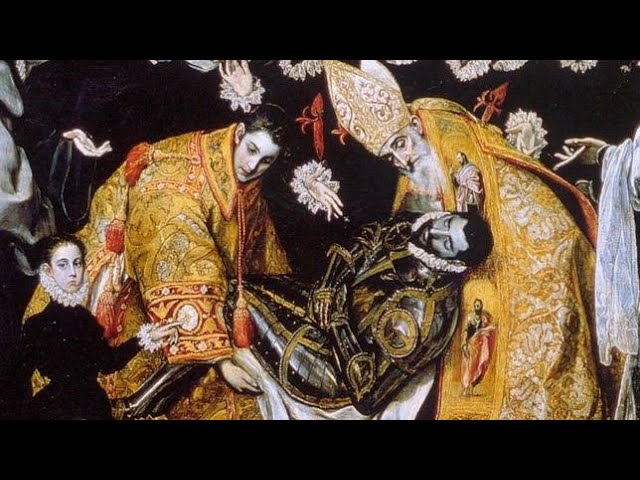 el greco entierro del conde de orgaz comentario