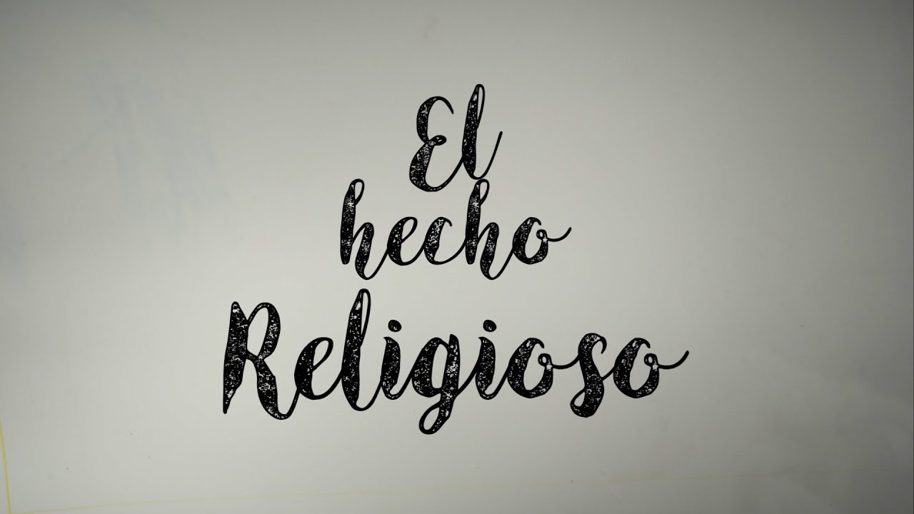 el hecho religioso y el hecho cristiano