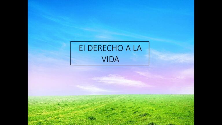 en que consiste el derecho a la vida