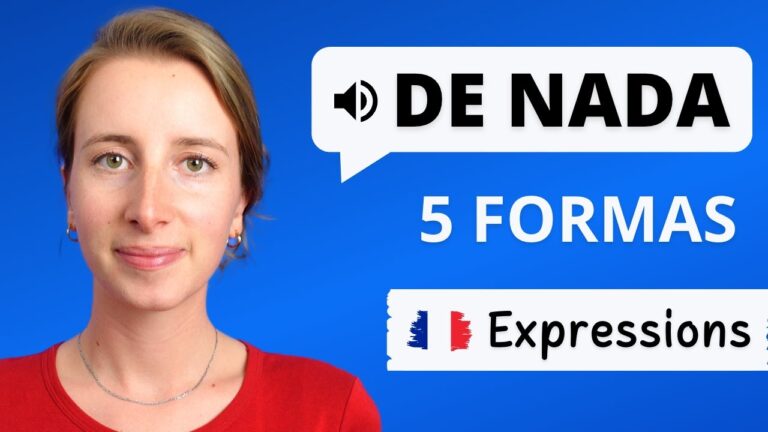 formas de decir de nada en frances