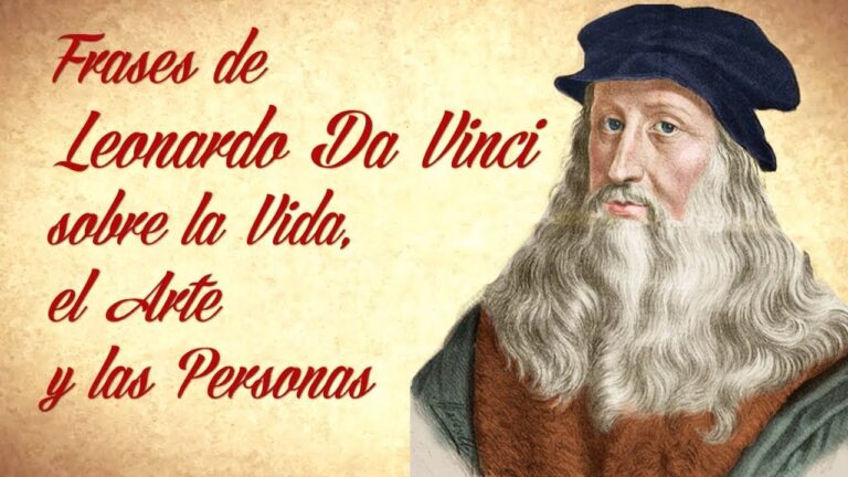frases de leonardo da vinci sobre la vida