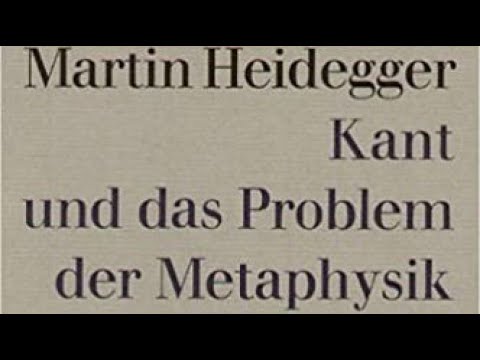 heidegger kant und das problem der metaphysik