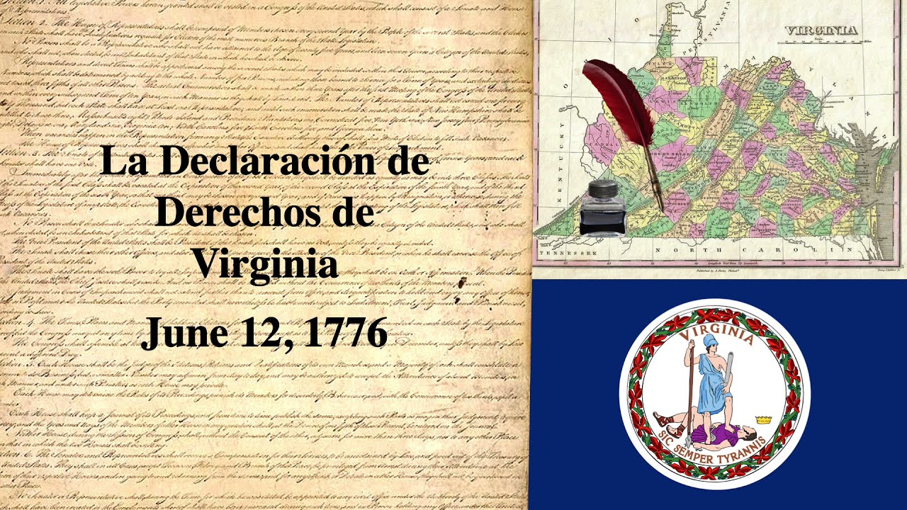 ideas principales de la declaracion de los derechos de virginia