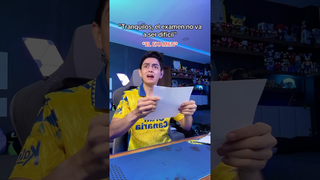 jaime ha pasado el examen como ha podido