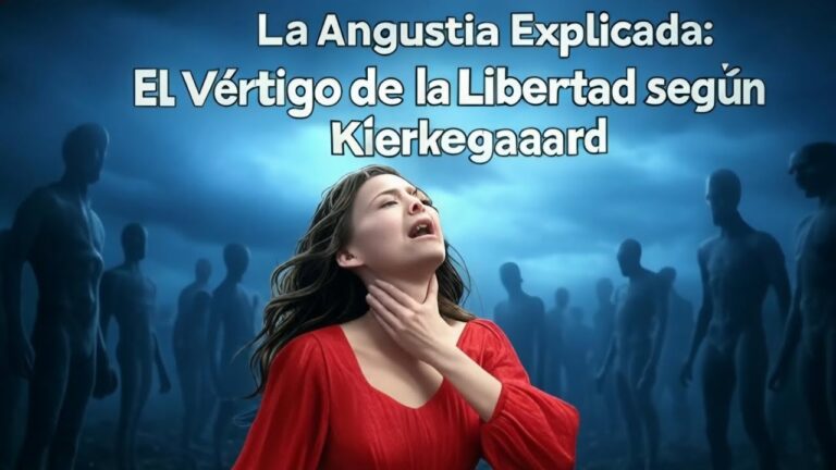 la angustia es el vértigo de la libertad