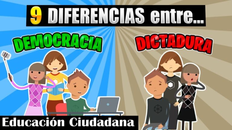 la diferencia entre la democracia y la dictadura