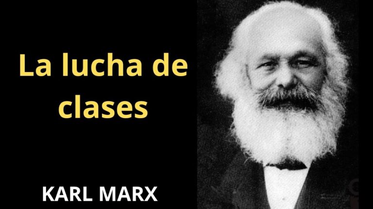 la lucha de clases de carlos marx