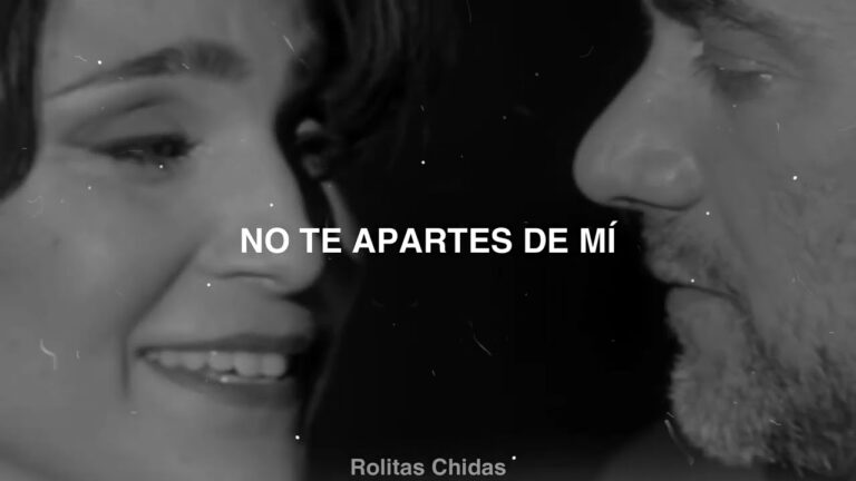 letra de la musica no te apartes de mi