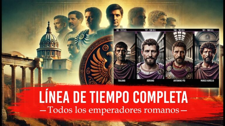 linea de tiempo de los emperadores romanos