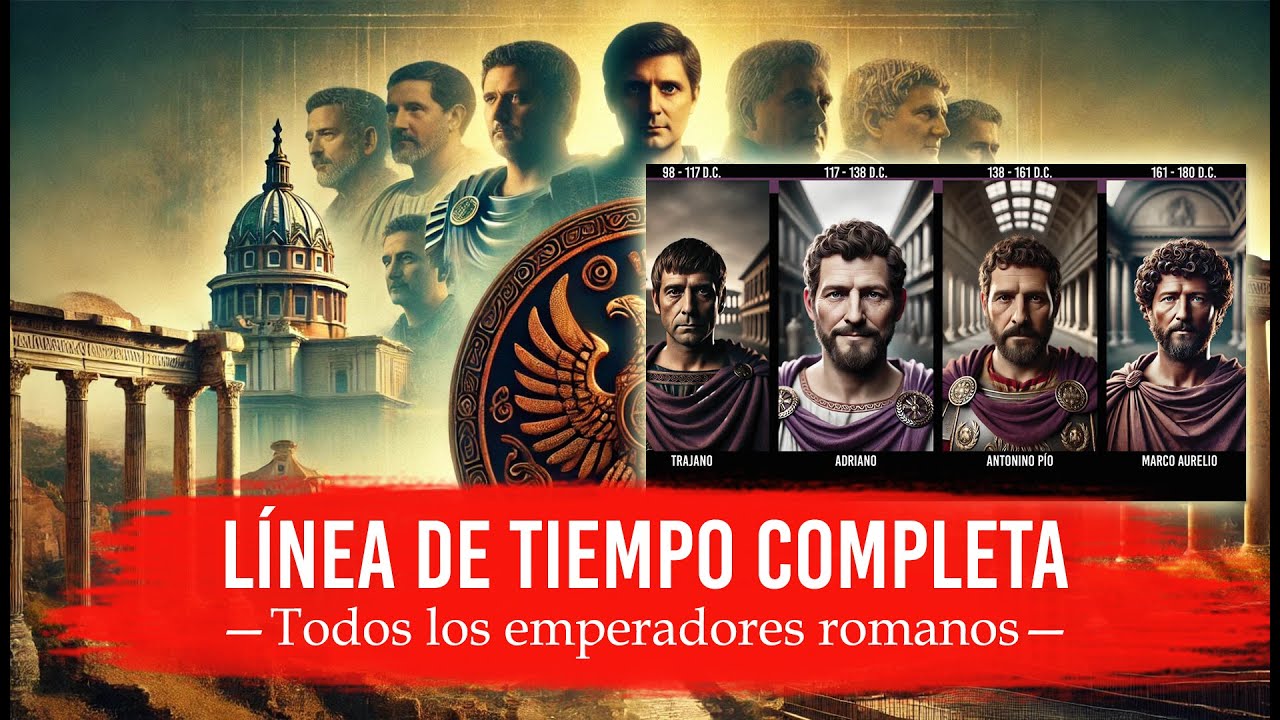 linea de tiempo de los emperadores romanos