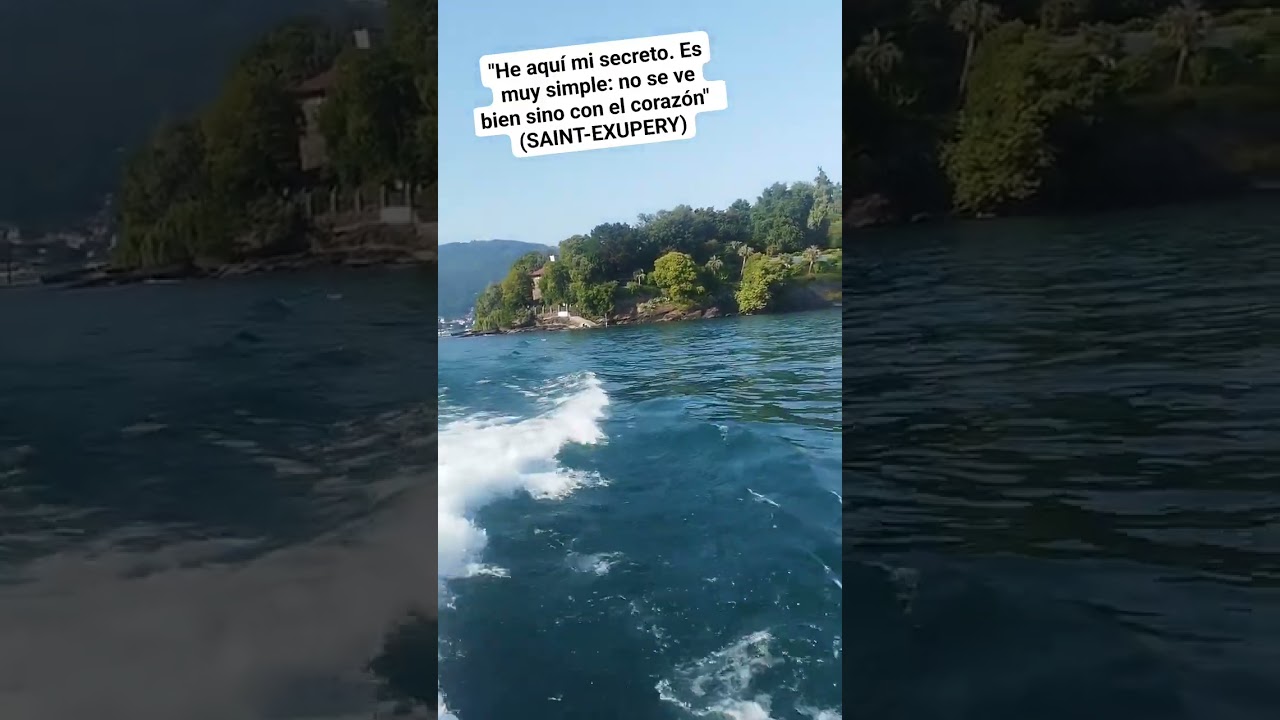 no se ve bien sino con el corazon