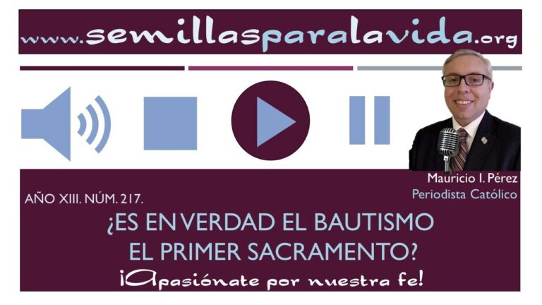 porque el bautismo es el primer sacramento
