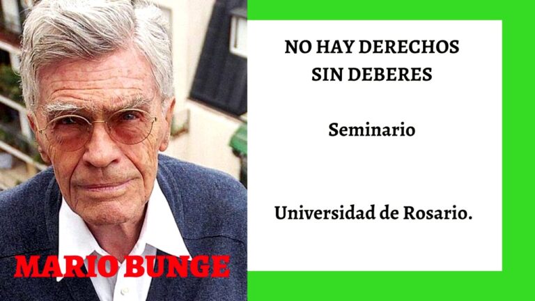 porque no puede haber derechos sin deberes