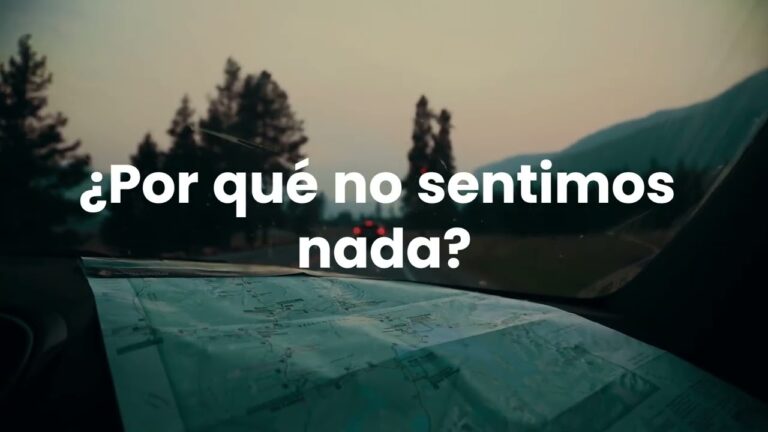 porque no sentimos que la tierra se mueve