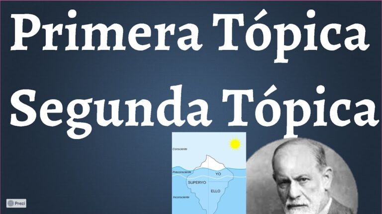 primera y segunda topica de sigmund freud