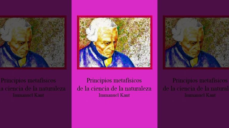 principios metafísicos de la ciencia de la naturaleza