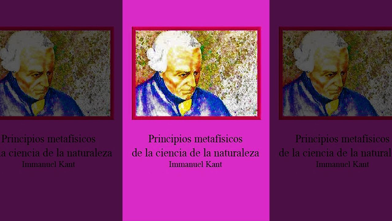 principios metafísicos de la ciencia de la naturaleza